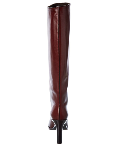 Shop The Row Wide Shaft Leather Boot In Red
