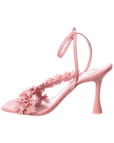 Shop By Far Poppy Leather Sandal In Pink