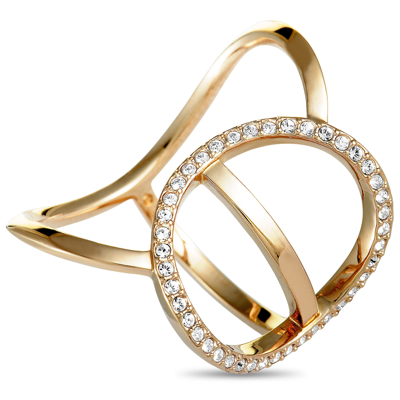 Swarovski Rose-gold Plated Crystal Flash Ring, Size 55 In Pink,rose Gold  Tone | ModeSens
