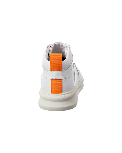 Shop French Connection Chrisley Leather Sneaker In White
