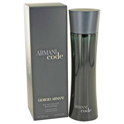 Shop Giorgio Armani 435745 Armani Code Eau De Toilette Spray, 4.2 oz In Black