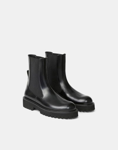 Shop Lafayette 148 Kellen Ankle Boot In Italian Leather In Black