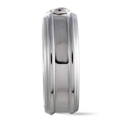 Shop Charriol Rotonde Stainless Steel Band Ring In Silver
