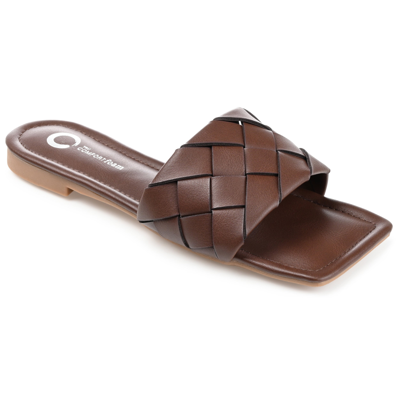 Journee Collection Collection Women's Tru Comfort Foam Cassay Sandal In Brown