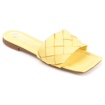 Journee Collection Collection Women's Tru Comfort Foam Cassay Sandal In Yellow