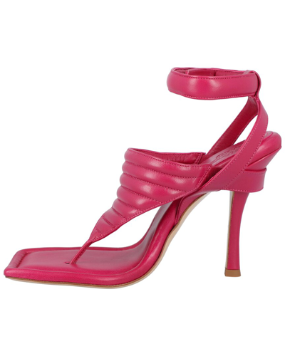 Shop Gia Borghini Couture Leather Pump In Pink