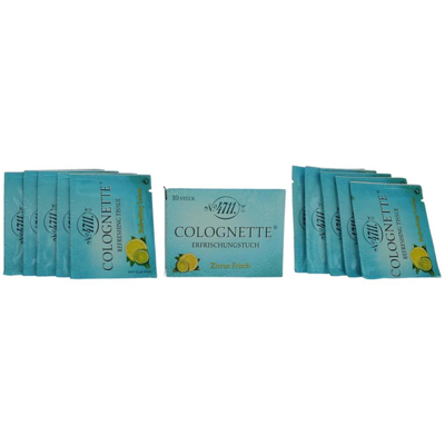 Shop Muelhens Au4711cittiss Colognette Refreshing Lemon Tissue, Unisex - 10 Piece In Blue