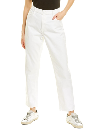 Shop 7 For All Mankind Peggi Clean White Straight Jean