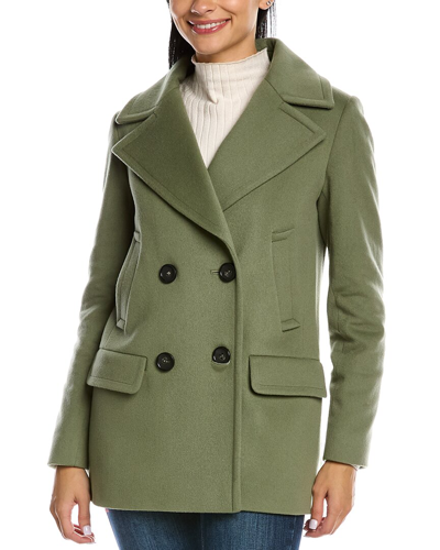 Cinzia Rocca Icons Wool & Cashmere-blend Coat In Green | ModeSens