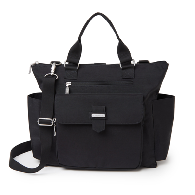 Shop Baggallini Versatile 3-in-1 Tote Backpack In Black