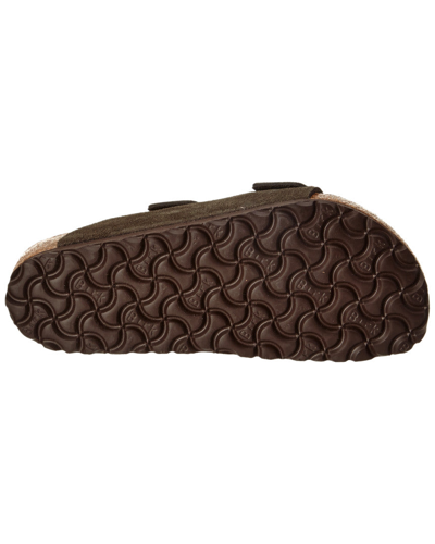 Shop Birkenstock Women's Arizona Soft Footbed Suede Leather Sandal, 38 In Brown