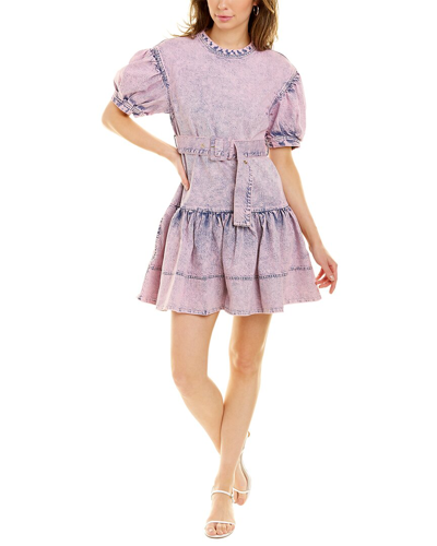 Shop Tanya Taylor Alissa Mini Dress In Purple