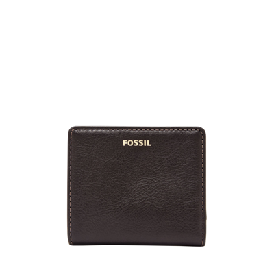 Shop Fossil Women's Madison Leather Bifold In Black