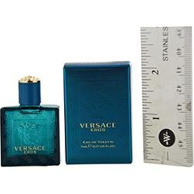Shop Versace 249717  Eros By Gianni  Edt .17 oz Mini In Blue