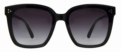 Shop Suzy Levian Women's Black Oversize Square Lens Silver Accent Sunglasses In Pink