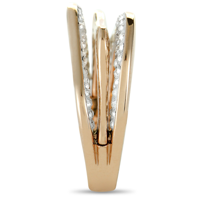Swarovski Hilly Rose Gold-plated Crystal Ring In Multi