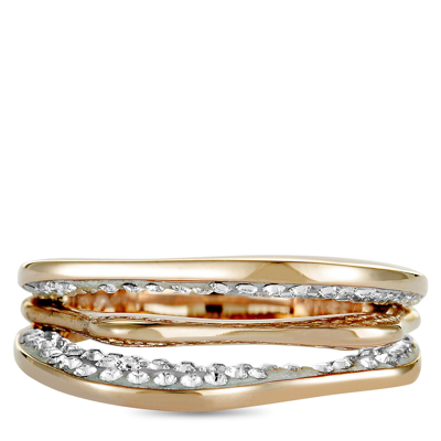 Shop Swarovski Hilly Rose Gold-plated Crystal Ring In Multi