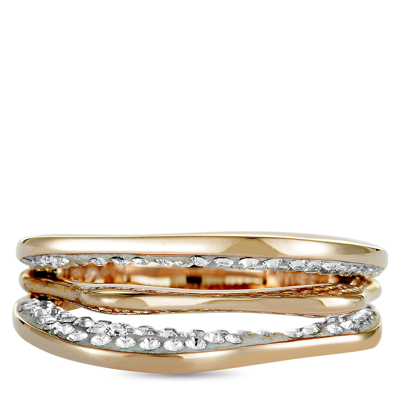 Swarovski Hilly Rose Gold-plated Crystal Ring In Multi