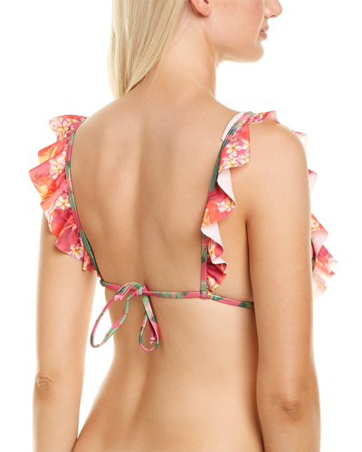 Shop Lovers & Friends Good Vibes Triangle Bikini Top In Pink