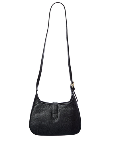 Shop Persaman New York Sydney Leather Shoulder Bag In Black