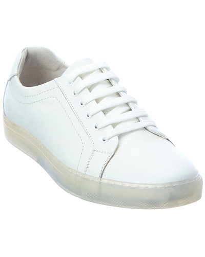 Shop French Connection Grove Leather Sneaker In White