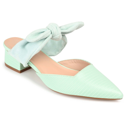 Shop Journee Collection Collection Women's Melora Flat In Green