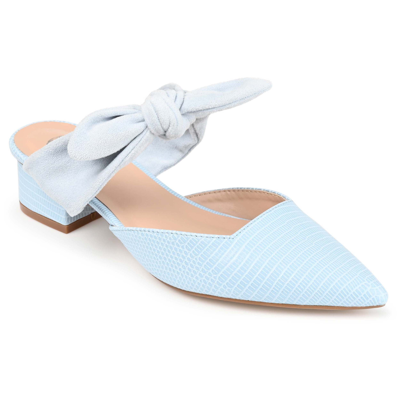 Shop Journee Collection Collection Women's Melora Flat In Blue