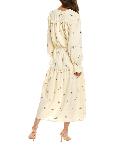Shop Olivia Rubin Maisie Maxi Dress In Beige