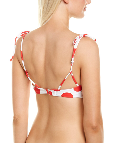 Shop Lovers & Friends Beach Bound Triangle Bikini Top In Red