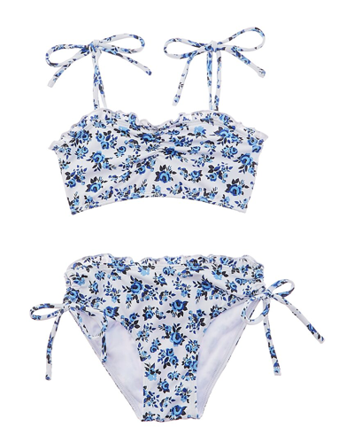 Shop Flowers By Zoe Bikini In Multi