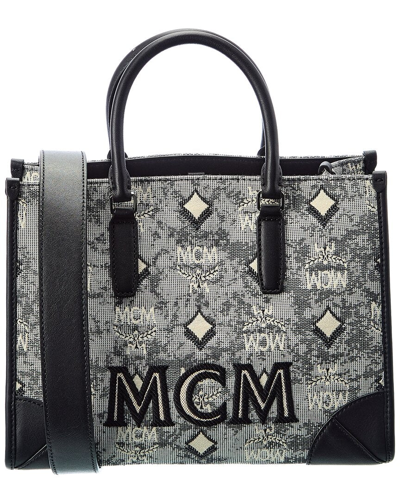 MCM Vintage Jacquard Tote Bag