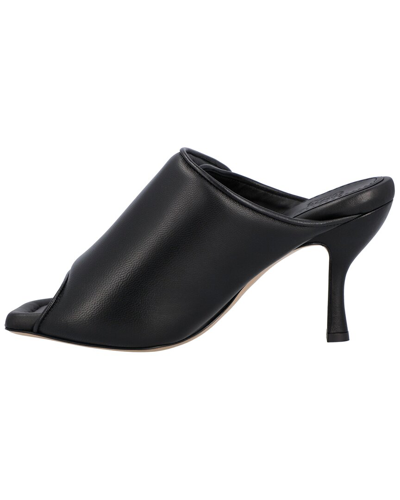 Gia Borghini Couture Leather Sandal In Black