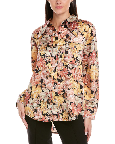 Shop C/meo Collective Collective Spiraled Shirt In Multi