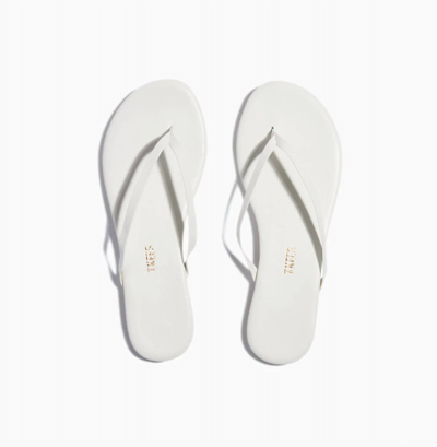 Shop Tkees Classic Flip Flop Sandal In White