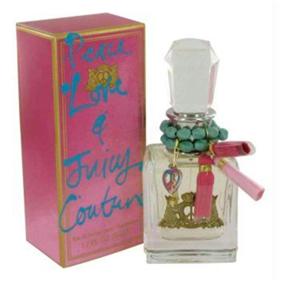 Shop Juicy Couture Peace Love &  By  Eau De Parfum Spray 3.4 oz In Black