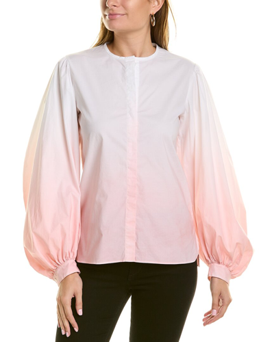 Shop Dorothee Schumacher Rising Freshness Blouse In Pink