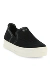 Ash Jeday Perforated Skate Platform Sneakers In Black