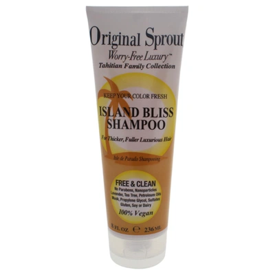 Shop Original Sprout U-hc-12682 8 oz Island Bliss Shampoo For Unisex, Blue In White