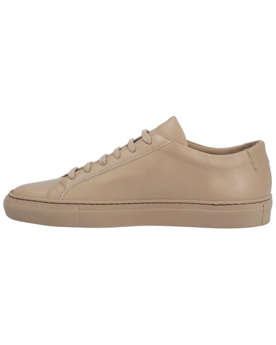 Shop Common Projects Original Achilles Leather Sneaker In Beige