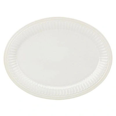 Shop Lenox 856935 French Perle Groove White Dinnerware Platter 16