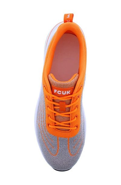 Shop French Connection Crew Athletic Sneaker In Orange