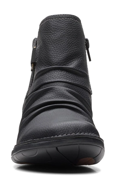 Shop Clarks Un Loop Top Boot In Black Leather
