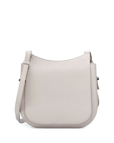 The Row Hunting 11 Leather Crossbody Bag, Stone, Stone Pld