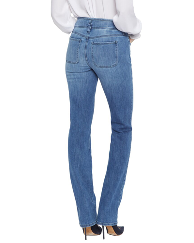 Shop Nydj Marilyn High-rise Straight Jean In Grey
