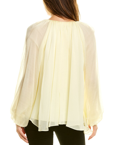 Shop 3.1 Phillip Lim / フィリップ リム Keyhole Silk Blouse In Yellow