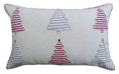 Shop Vibhsa Colorful Christmas Tree Decorative Throw Pillow In Multi