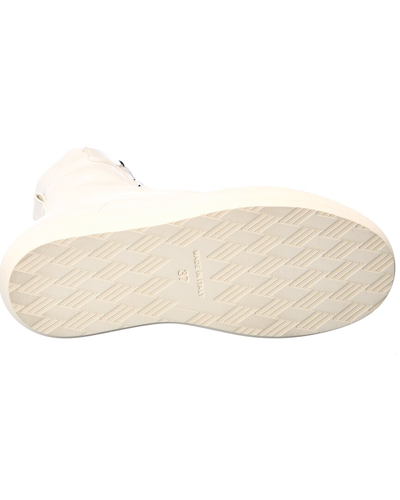 Attico The  Selene Leather Boot In White
