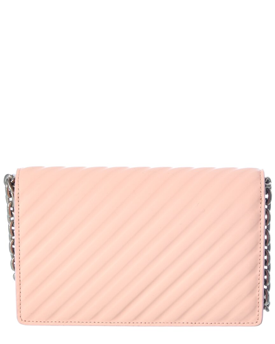 Shop Off-white Jitney 0.5 Leather Shoulder Bag In Pink