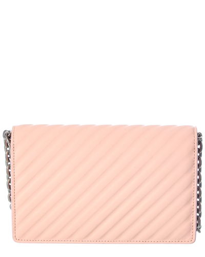 Off-white Jitney 0.5 Leather Shoulder Bag In Pink