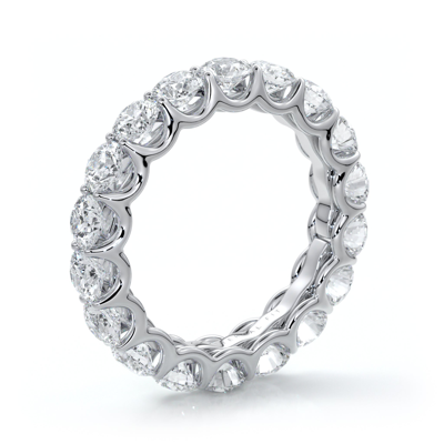 Shop The Eternal Fit 14k 4.25 Ct. Tw. Eternity Ring In Silver